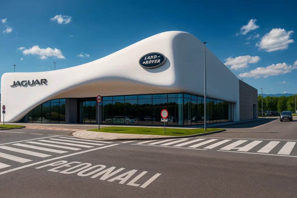 Parametrijska fasada za Jaguar Land Rover salon2