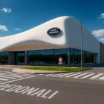 Parametrijska fasada za Jaguar / Land Rover salon