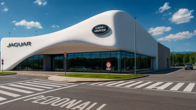 Parametrijska fasada za Jaguar Land Rover salon2